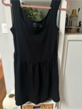 ASOS Black Sleeveless Scoop Neck Mini Dress